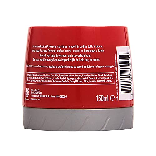 Brylcreem Protein Enriched Hair Styling Cream for Men , 250ml, Pack of 1 , ‎Unscented