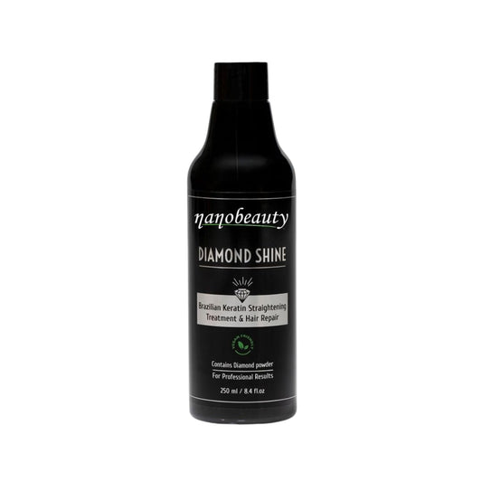 Nanobeauty, Brazilian Straight, Diamond Shine, Hair Smoothing Treatment, 250ml Bottle Only