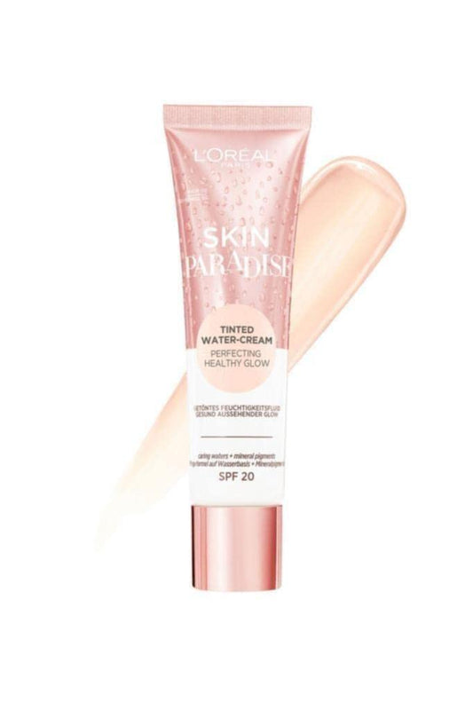 L'ORÉAL L'Oreal Paris Skin Paradise Tinted Moisturiser, Up to 24h hydration, SPF20, 02 Fair, 0.039 kg
