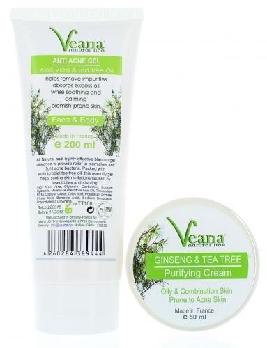 Veana Anti Acne Face And Body Soap + anti Acne Cream, anti Pimple Cream, Acne Remover Cream, Face Soap, Body Soap Reduced Blackheads, Pimples, Regenerates the Skin
