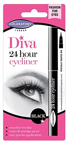 COLORSPORT DIVA 24 HOUR EYELINER Black