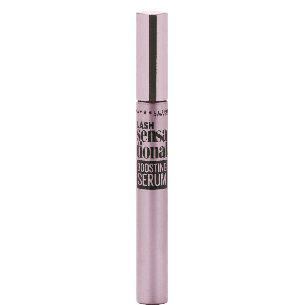 Maybelline New York Lash Sensational Lash Boosting Serum, Clinically Proven Formula with Arginine and Provitamin B5 for Fuller and Thicker Looking Lashes in Just Four Weeks, Clear Serum