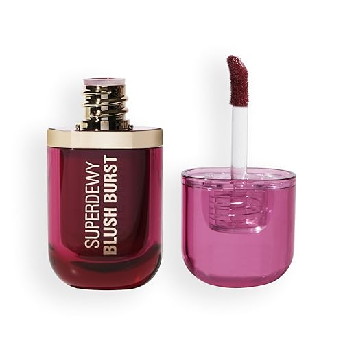 Revolution Beauty London Revolution Superdewy Liquid Blush Burst, Buildable Colour for Cheek, Serum Formula with Peptides & Hyaluronic Acid, Vegan & Cruelty-Free, Very Cherry Berry, 4.2ml