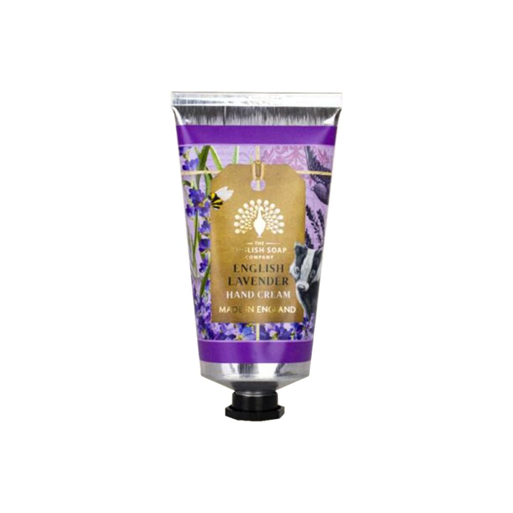 The English Soap Company Anniversary Hand Cream, Lavender Hand Cream, Moisturising Hand Cream for Men and Women, English Lavender Scent 75ml