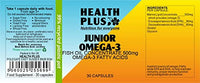 Health Plus Junior Omega-3 500mg (18:12)