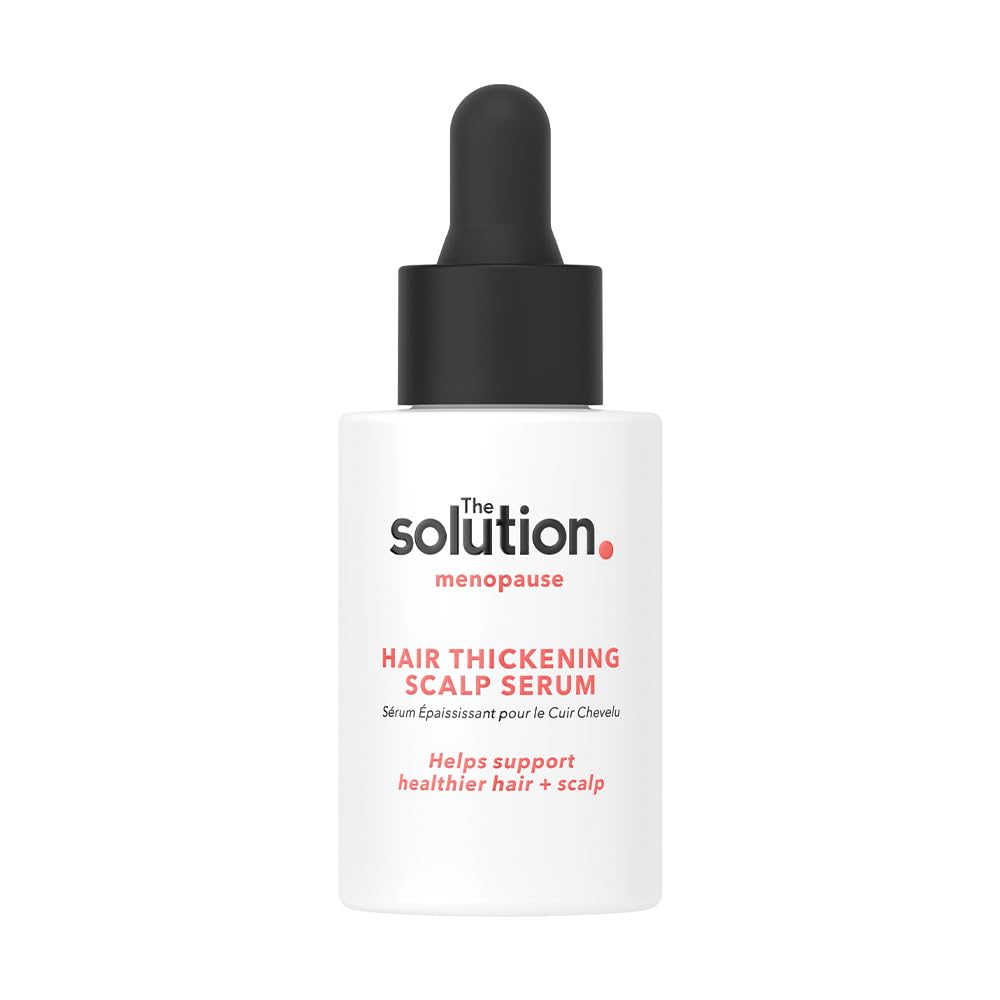 ‎The Solution The Solution Menopause Hair Thickening Scalp Serum (30ml). Healthy Scalp Hair Growth Serum for Women, Hair Serum for Hair Growth, Cruelty Free Hair Growth Products, Hair Thickening Products for Women