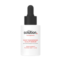 ‎The Solution The Solution Menopause Hair Thickening Scalp Serum (30ml). Healthy Scalp Hair Growth Serum for Women, Hair Serum for Hair Growth, Cruelty Free Hair Growth Products, Hair Thickening Products for Women