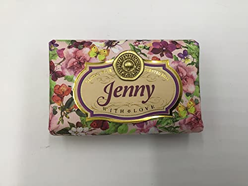 Mulberry Studios Jenny - Gift Soap Bar For Her Birthday Rose Scent Mum Grandmother Cleanser Lather Present Girl