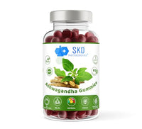 SKD Pharmaceuticals Ashwagandha | 1200mg | High Strength | 60 Vegan Gummies | 5% Withanolides | Trusted British Pharmaceuticals UK Made (60)