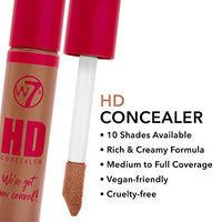 W7 | Concealer | HD Concealer - DDN10 | Ideal for Banishing Under Eye Shadows | Suitable For All Skin Types