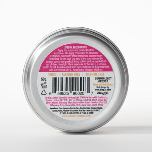 Ocean Freedom - Surf Clay Pink SPF 50+ Mineral Sunscreen