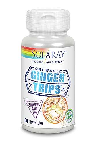 Solaray Ginger Trips Chewable 67mg Solaray 60 Chewable (2 Packs)