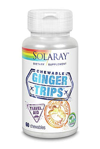 Solaray Ginger Trips Chewable 67mg Solaray 60 Chewable (2 Packs)