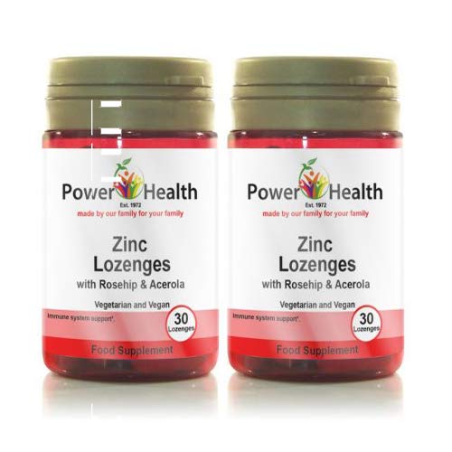 POWER HEALTH Power Health Zinc Lozenges with Rosehip & Acerola 2 x 30 Lozenges