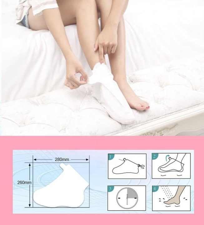 PALMARISA Palmarisa Foot Peel Mask – Exfoliating Socks for Cracked Heels & Hard Skin – Aloe Vera & Tea Tree – 2 Pairs – Baby Soft Feet in 10-14 Days, Dermatologically Tested