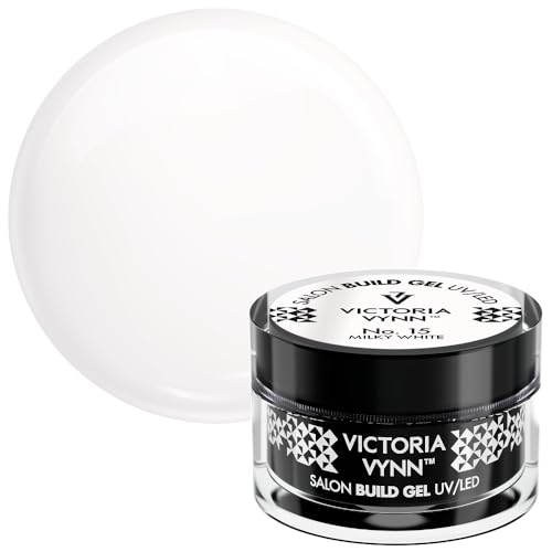 VICTORIA VYNN Victoria Vynn Build Gel UV/LED GEL BUILDER Nails Building Extension (No. 15 Milky White, 50ml)