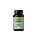 Fushi Organic Red Ginseng Capsules, 60 Caps | Fresh-Ground Whole Food | Boosting Herb for Cholesterol & Immune System | For Vegetarians & Vegans | Bio-dynamically Grown | Made in the UK