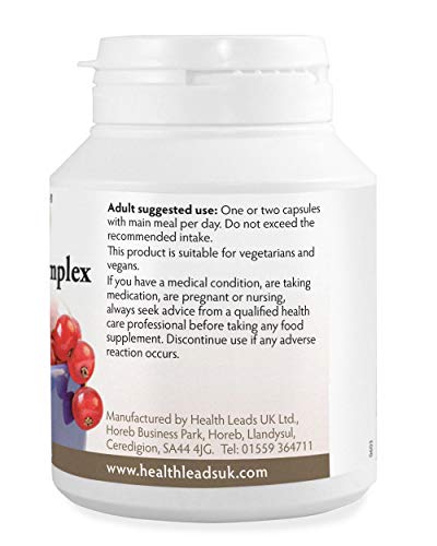 Health Leads ...Working With Nature Multi-Enzyme Digestive Complex x 90 Capsules (No Magnesium Stearate), Non-GMO, Up to 3 Months Supply, for Vegetarians and Vegans, High Potency Plant Derived Enzymes, Formulated & Made in Wales