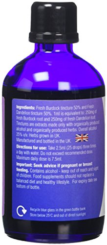 Organic Herbal Remedies 100 ml Dandelion and Burdock