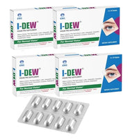 I-Dew Vision Pro Supplement 120 tablets - Lutein Natural Eye Supplement - Zeaxanthin, Astaxanthin, Bilberry Extract, Vitamins A, B12 & Zinc for Normal Vision - 4 Pack(1 Tablet per Day, 4 Month Supply)