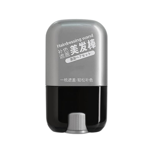 DMQ 2-in-1 Hair Color Stick & Comb, Instant Hair Color White Concealer Stick, Convenient Touch-up, Natural Black Hair Concealer for Women & Men