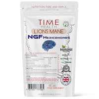 Lions Mane NGF - High Strength - Vegan - No Fillers, Binders or Flow Agents - Pullulan Capsules (120 Capsule Pouch)
