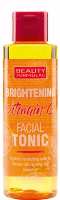 Beauty Formulas BRIGHTENING VITAMIN C Bundle BRIGHTENING Facial Tonic 150ml, Facial Wash 150ml, Daily Moisturiser 100ml, 3 Pieces
