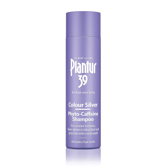 Plantur 39 Purple Shampoo 250ml | Enhanced Silver Sheen for Bleached and Grey Hair | Prevents and Reduces Hair Loss and Supports Hair Growth