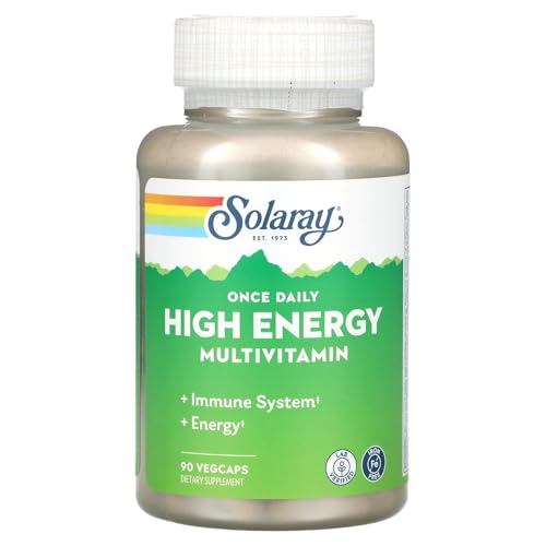 Solaray - Once Daily High Energy W/O Iron, 90 capsules