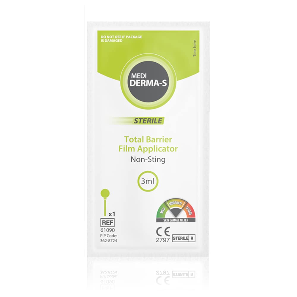 Medi Derma-S BarrierEase Skin Protection Applicator: Gentle Defense for Mild to Moderate Skin Damage - 3ml x 5 Pack
