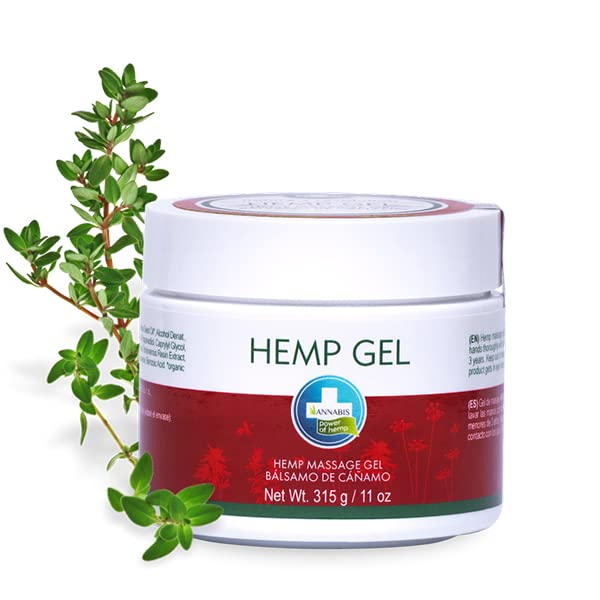 Annabis HEMP GEL for wellness and deep tissue massages | with Hemp Oil | Muscle Gel | THC free | 330 ml