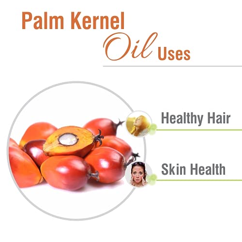 Crysalis Palm Kernel (Elaeis Guineensis) Oil |100% Pure & Natural Undiluted Carrier Oil Organic Standard| Perfect for Skin Care & Hair Care |Aromatherapy Oil| 30ml with Dropper