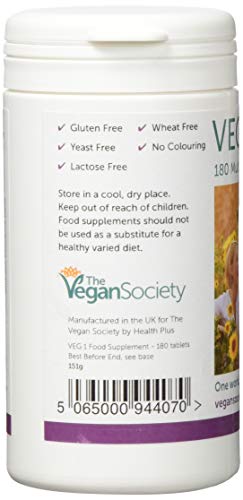 Veg1 Blackcurrant Multivitamins and Minerals Tablets - Pack of 180 Tablets