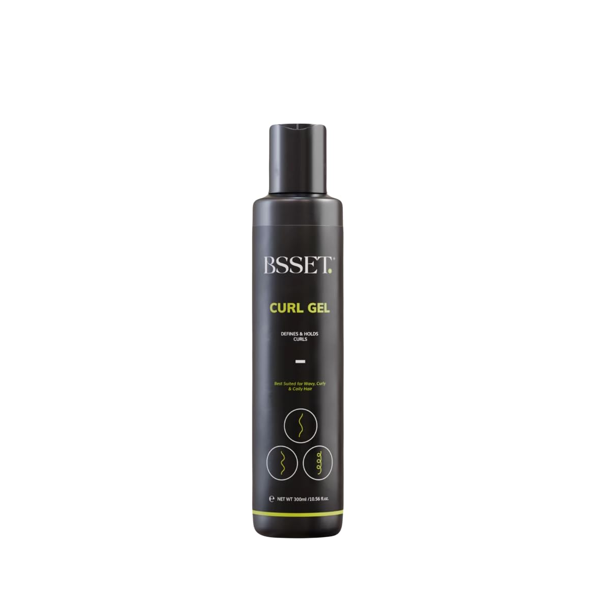 BSSET Curl Gel Defines & Holds Curls for Hair Styling, 300ml / 10.14 fl oz