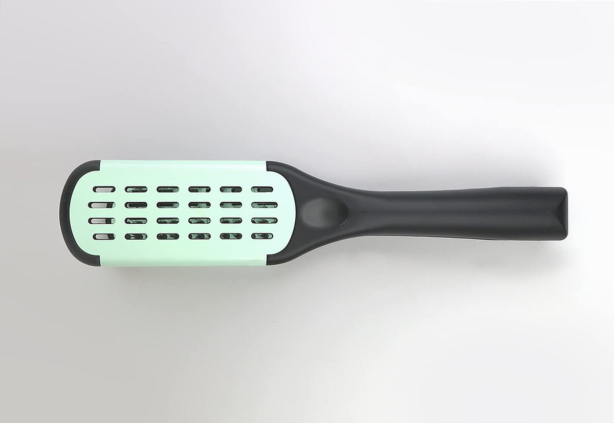 Tredoni 100% Natural Boar-Bristle Thermal Ceramic Straightening Hairbrush - Blow-Dry Clamp Hairbrush, Multicolor