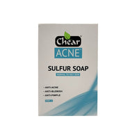 CHEAR ACNE Chear Acne Sulfur Soap 150g - Anti Blemish Spot Treatments Scar Removal Pimple for Adults and Teens