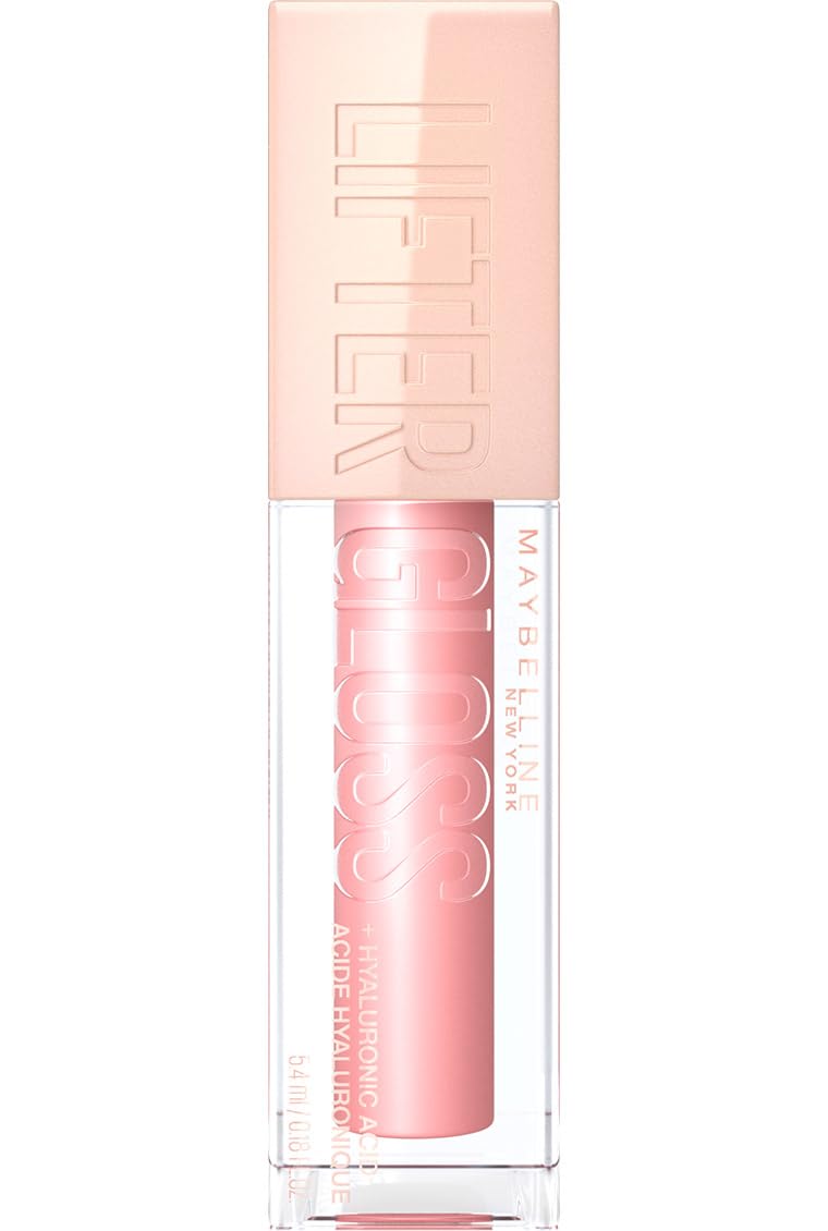 Maybelline Lifter Gloss, Hydrating Lip Gloss with Hyaluronic Acid, Creates Fuller-Looking, Shiny, Moisturised and Plumped Lips. Non-sticky, Shade: 006 Reef (Coral)