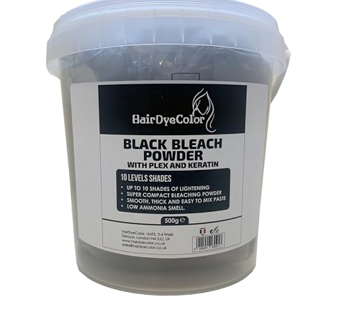 Black Hair Bleach Powder 10 Levels 500g