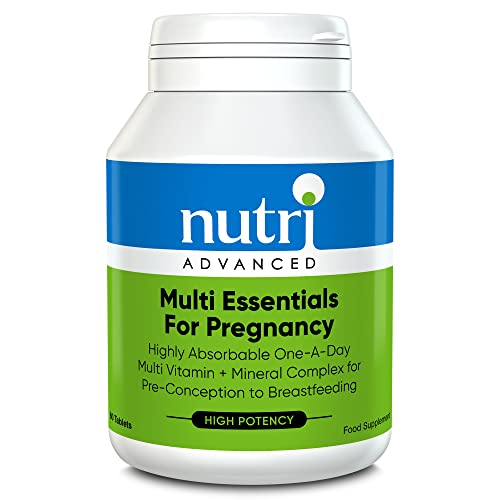 Nutri Advanced - Multi Essentials for Pregnancy Multivitamin with Folic Acid - Vegetarian and Vegan - 60 Tablets