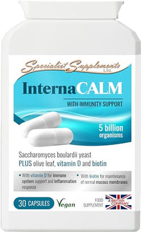 Specialist Supplements InternaCALM Probiotic Yeast 30 Capsules