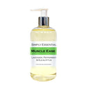 Simply Essential Muscle Ease Massage Oil with Lavender, Peppermint & Eucalyptus 250ml Relieve Sports Aches Pains and strains