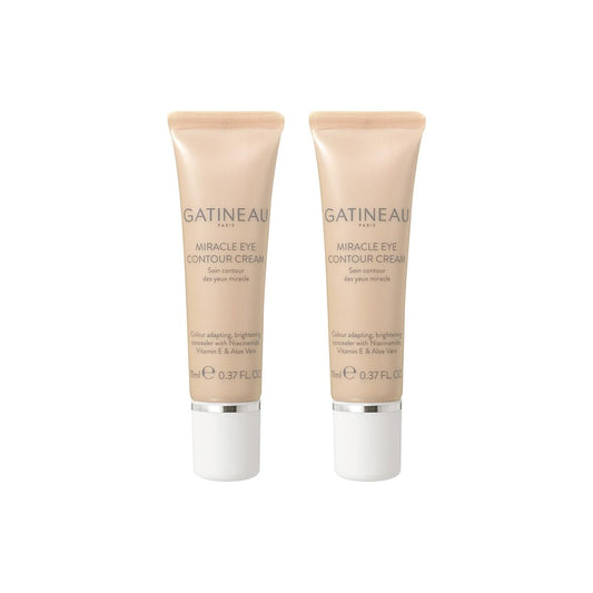 Gatineau - Perfection Ultime Miracle Eye Contour Cream, Conceal Dark Circles, Hydrating with Hyaluronic Acid & Vitamin E (11ml x 2)