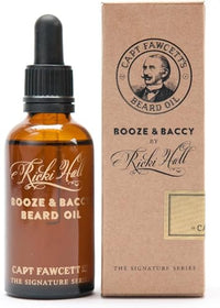 CAPTAIN FAWCETT Captain Fawcett Ricki Hall’s Booze & Baccy Beard Oil 50ml – Premium Conditioning Beard Oil for Men with Whiskey, Honey & Tobacco Notes – Nourishes, Softens & Adds a Subtle Masculine Fragrance