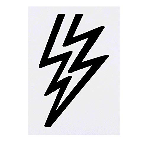 Azeeda Large 'Lightning Bolt' Temporary Tattoo (TO00017140)