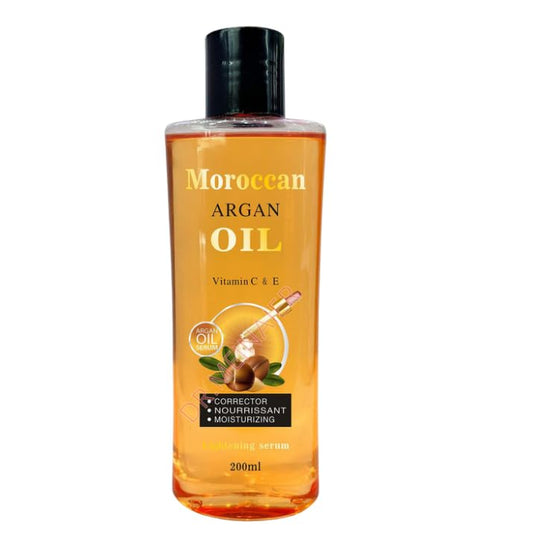 TBeautfave Moroccan Argan body oil, Massage Body Oil, Natural 100% Moroccan Argan Oil for Face, Body, Hair,Curly Frizzy Hair