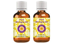 Deve Herbes Pure Bhringraj oil (Eclipta alba) (Pack of Two) 50ml X 2 (3.38 oz)