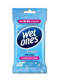 Wet ones Wet Ones Be Fresh Original Antibacterial Wipes Pack of 6