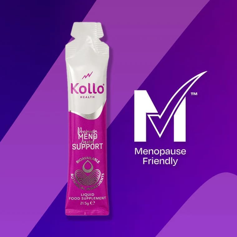 Kollo Menopause Supplements Liquid, Essential Vitamins and Minerals Vitamin D3 B9 B6 Menopause Relief for Energy, Balance, and Vitality-Pack of 42