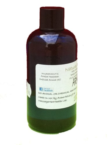 Natural Remedies UK Natural Arnica Oil (Heterotheca inuloides) 100ml: Ready to apply, Rub on Unscented Massage & Carrier Oil