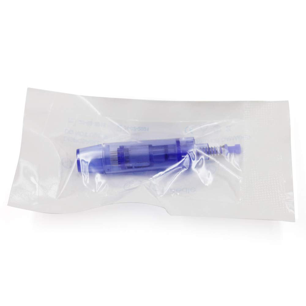 Xkylo Micro Needles Cartridges For Ultima A1 Dr.Pen,Tips For Electric Auto Stamp Derma Pen,9Pin/12Pin/36Pin/42Pin &Nano Neelde Cartridges (12 Pin Needles, 10 Pcs)